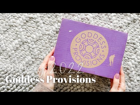 Goddess Provisions Unboxing January 2022