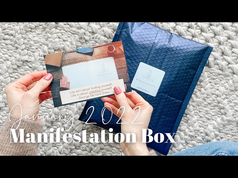 Manifestation Box Unboxing January 2022
