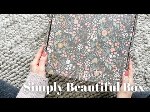 Simply Beautiful Box Unboxing Winter 2021