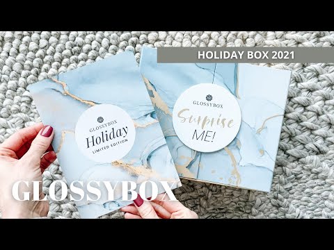 GLOSSYBOX Unboxing: Limited Edition Holiday Box 2021