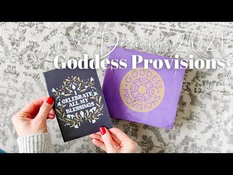 Goddess Provisions Unboxing December 2021