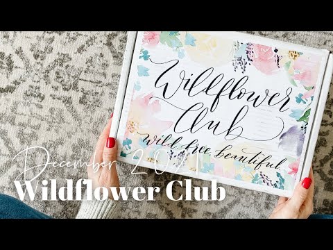 Wildflower Club Unboxing December 2021