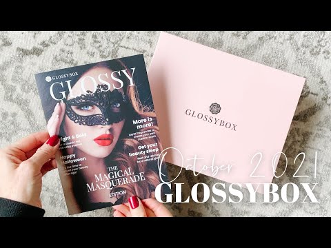 GLOSSYBOX Unboxing October 2021