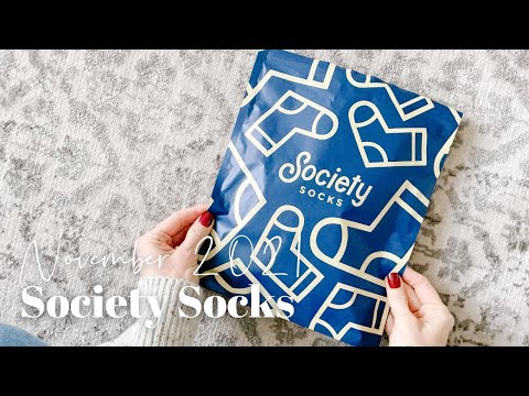 Society Socks Unboxing November 2021