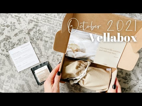 Vellabox Unboxing October 2021