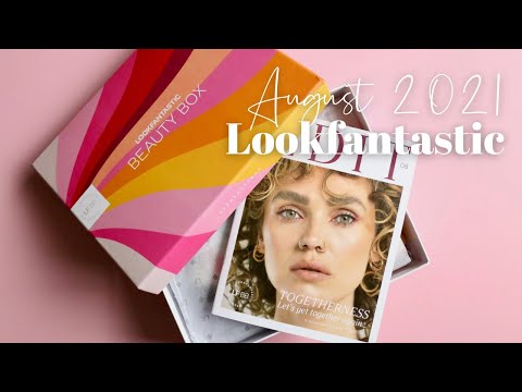 Lookfantastic Beauty Box Unboxing August 2021