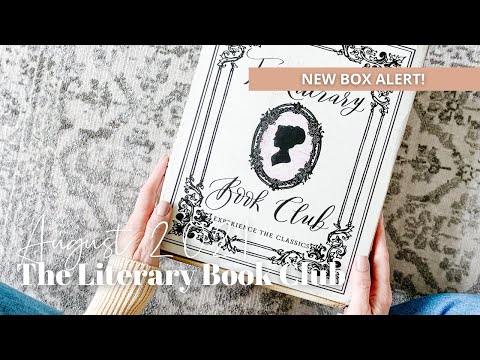 The Literary Book Club Unboxing August 2021