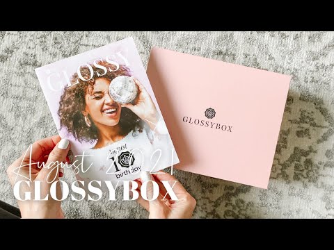 GLOSSYBOX Unboxing August 2021