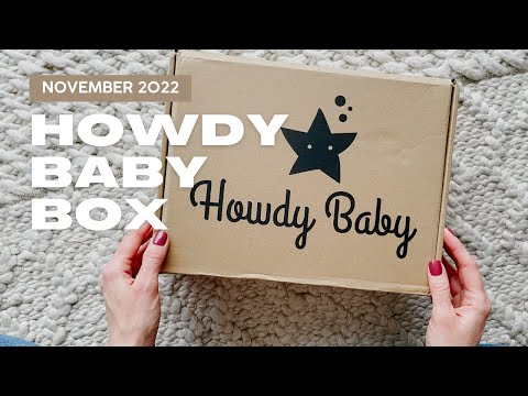 Howdy Baby Box Unboxing November 2022