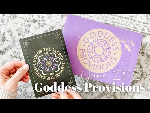 Goddess Provisions Unboxing June 2021