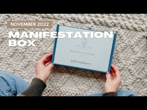 Manifestation Box Unboxing November 2022