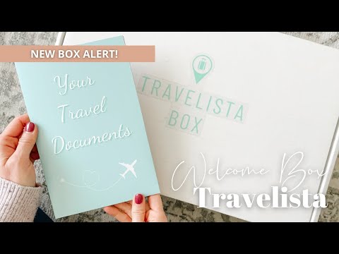 Travelista Unboxing Welcome Box 2021
