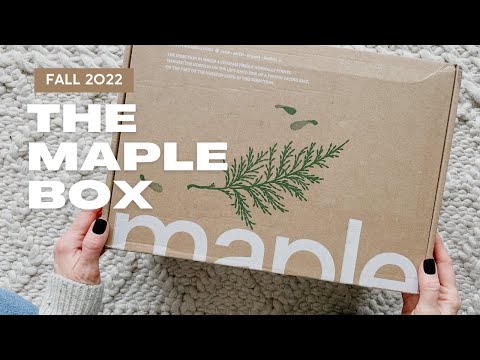 The Maple Box Unboxing Fall 2022