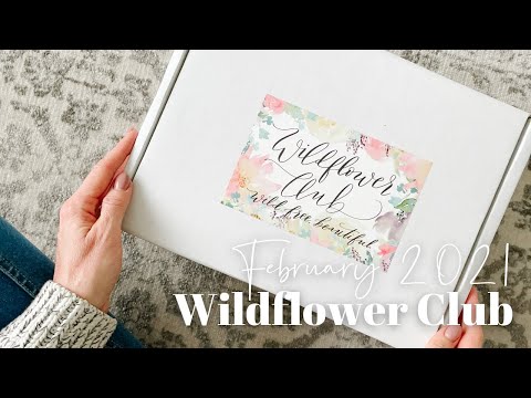 Wildflower Club Unboxing February 2021