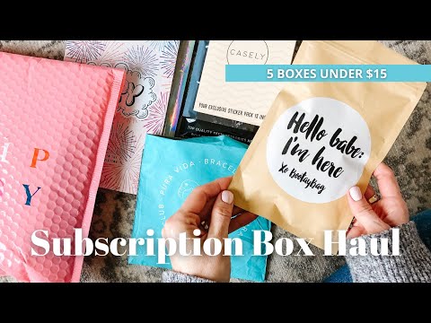 5 Subscription Boxes Under $15