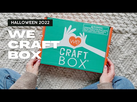We Craft Box Unboxing Halloween 2022