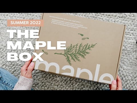 The Maple Box Unboxing Summer 2022