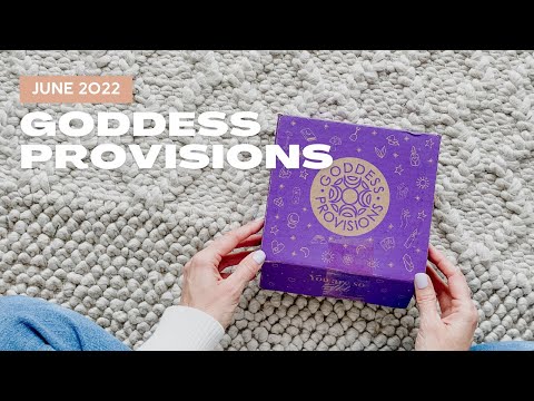 Goddess Provisions Unboxing June 2022
